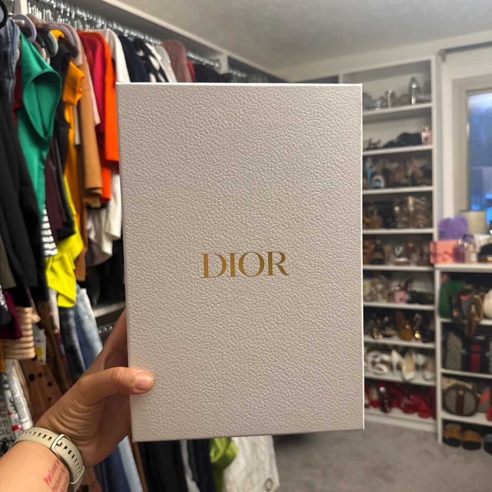 Dior empty shoe box